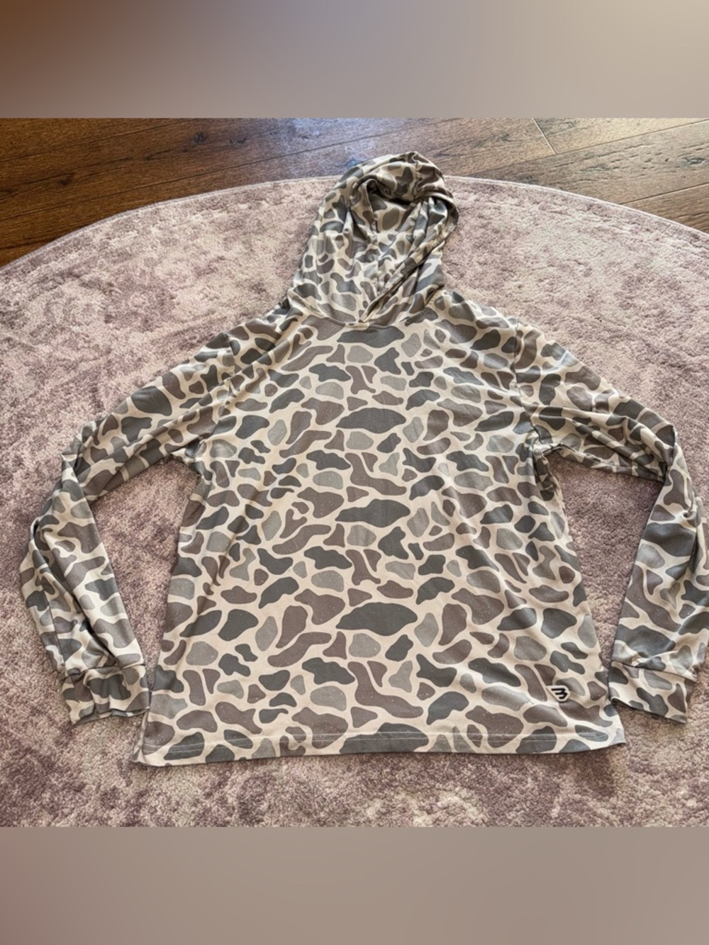 BURLEBO Boy’s XL Camo Hoodie Pullover Shirt